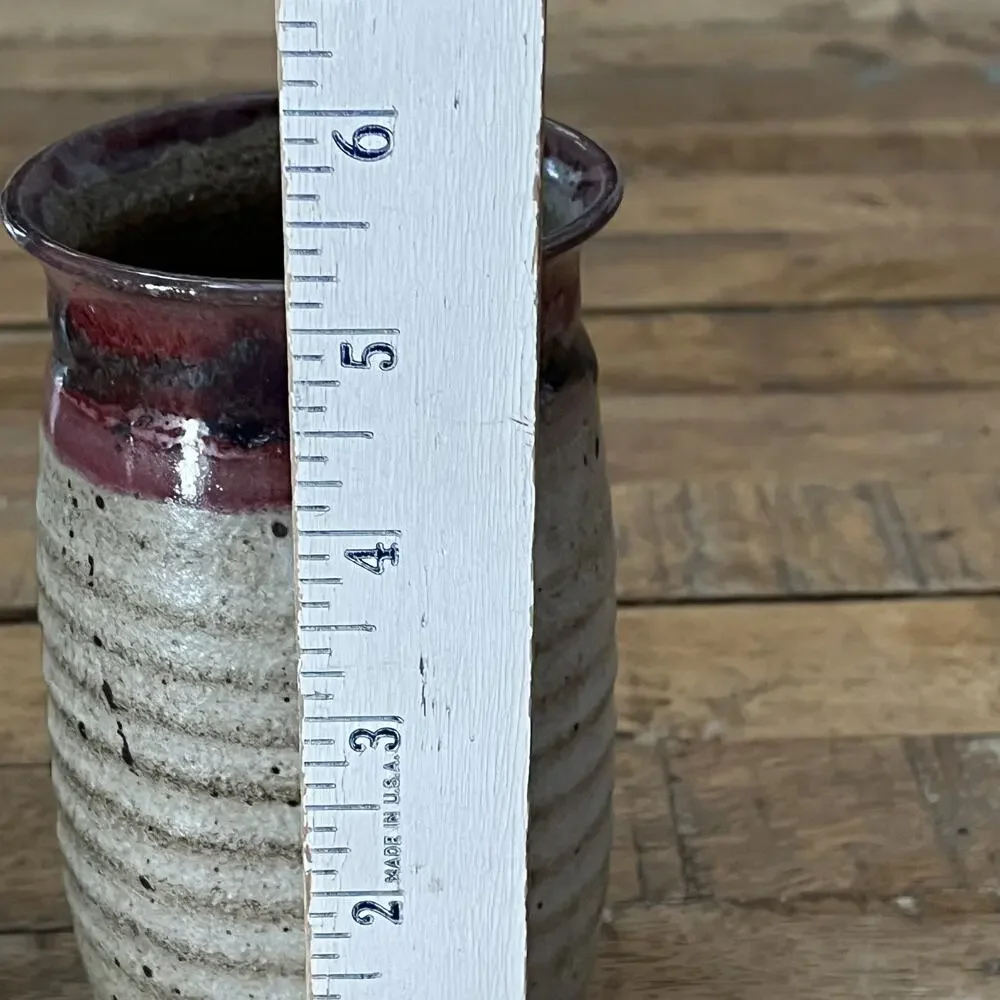 Vintage Houston Studio Pottery Stoneware Vases 5.25